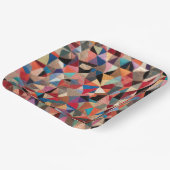 Crazy Quilt Design Pappteller (Gewinkelt)