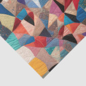 Crazy Quilt Design Seidenpapier (Detail)