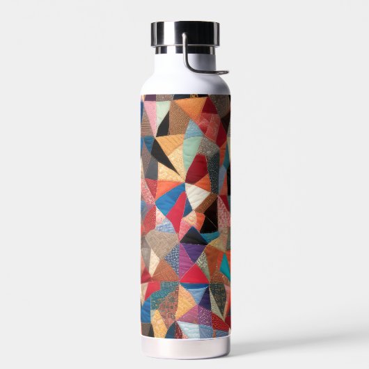Crazy Quilt Design Trinkflasche (Links)