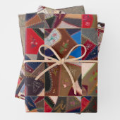 Crazy Quilt Designs Geschenkpapier Set (Beispiel)