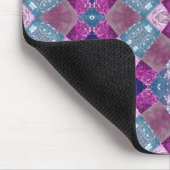 Crazy Quilt Digital Art Mousepad (Ecke)