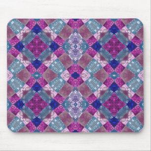 Crazy Quilt Digital Art Mousepad
