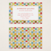 CRAZY QUILT Euro Business Card (Vorne & Hinten)