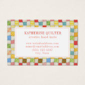 CRAZY QUILT Euro Business Card (Vorderseite)