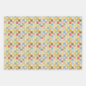 CRAZY QUILT Flachfolienpapier Geschenkpapier Set (Vorderseite)