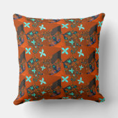 Crazy Quilt - Fraktal Abstract Design Kissen (Rückseite)