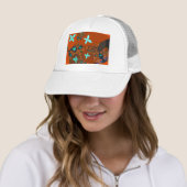 Crazy Quilt Fraktal Abstrakt Truckerkappe (Beispiel)