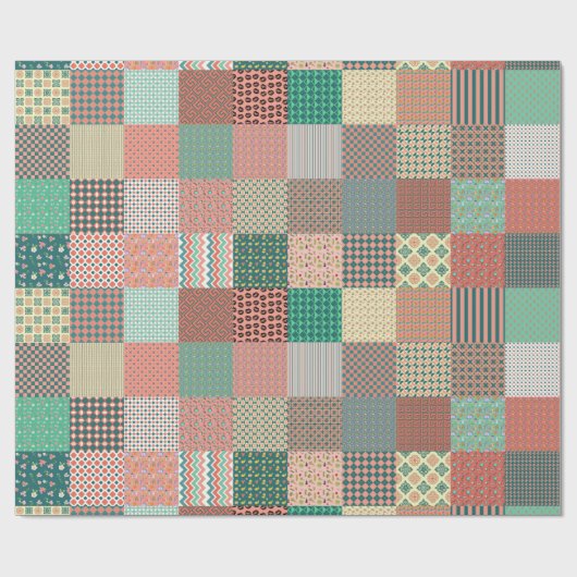 CRAZY QUILT GESCHENKPAPIER (Flach)