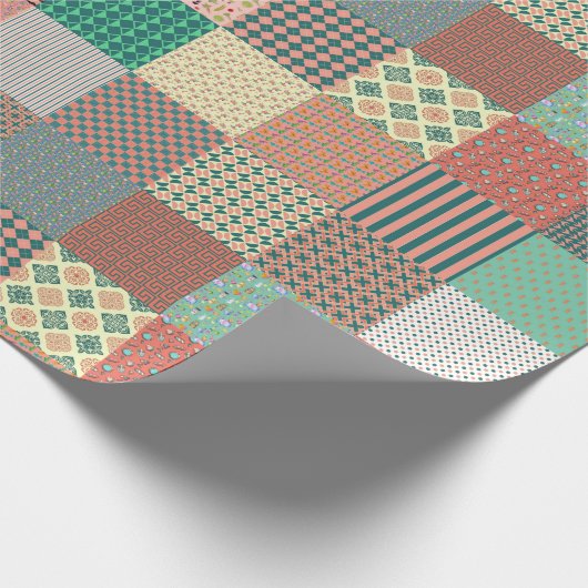 CRAZY QUILT GESCHENKPAPIER (Ecke)