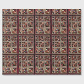 Crazy Quilt Geschenkpapier (Flach)