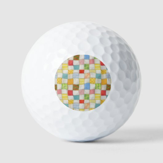 CRAZY QUILT Golf Balls Golfball (Vorderseite)
