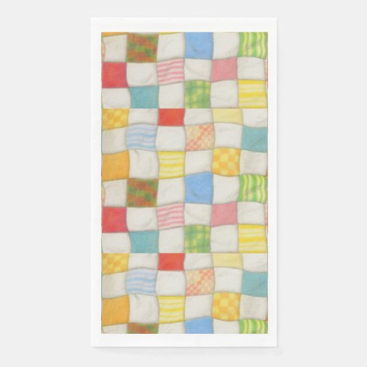 CRAZY QUILT Handtuchpapier Napkins Serviette (Vorderseite)