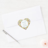 CRAZY QUILT Heart Matte Stickers (Umschlag)