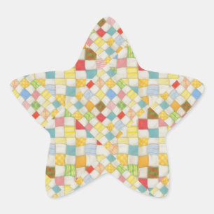 CRAZY QUILT II Star Stickers
