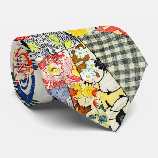 Crazy Quilt Krawatte (Gerollt)