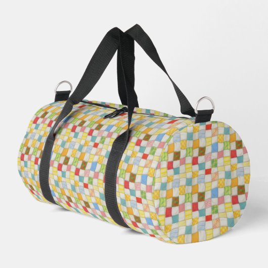 CRAZY QUILT Large Duffel Bag Duffle Bag (Linke Seite)