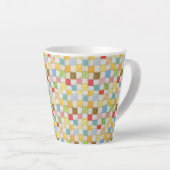 CRAZY QUILT Latte Tasse (Rechte Ecke)