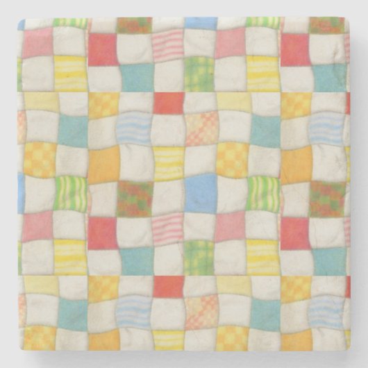 CRAZY QUILT Marbella Stone Untersetzer (Vorderseite)