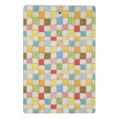 CRAZY QUILT Mini-Zwischenablage Mini Klemmbrett (Rückseite)