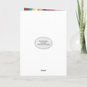 Crazy Quilt Muster und Needle Geburtstag Karte (Rückseite)