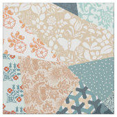 "Crazy Quilt"-Nachahmung Stoff (Nahaufnahme)