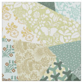 "Crazy Quilt"-Nachahmung Stoff (Nahaufnahme)