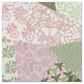 "Crazy Quilt"-Nachahmung Stoff (Nahaufnahme)