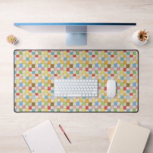 CRAZY QUILT Office Studio Desk Mat Schreibtischunterlage (Büro 1)