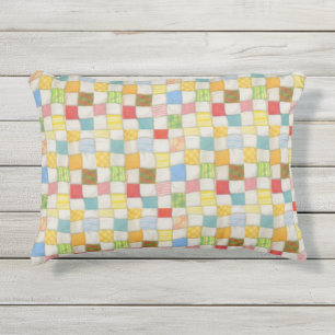 CRAZY QUILT Outdoor Pillow Kissen Für Draußen