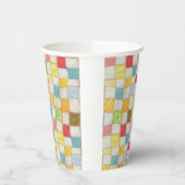 CRAZY QUILT Paper Cups Pappbecher (Links)
