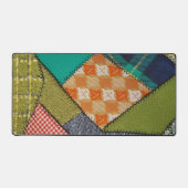 Crazy Quilt Pattern Schreibtischunterlage (Vorderseite)