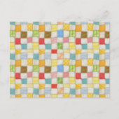 CRAZY QUILT Postkarte (Vorderseite)
