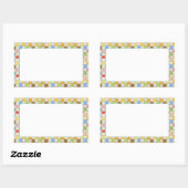 CRAZY QUILT Rectangle Matte Stickers (Blatt)