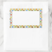 CRAZY QUILT Rectangle Matte Stickers (Tasche)