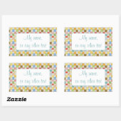 CRAZY QUILT Rectangle Matte Stickers (Blatt)