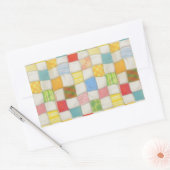 CRAZY QUILT Rectangle Stickers (Umschlag)