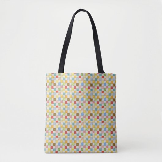 CRAZY QUILT Schulter Tasche (Vorderseite)