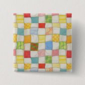 CRAZY QUILT Square Button (Vorderseite)