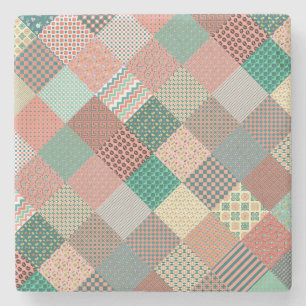 CRAZY QUILT STEINUNTERSETZER