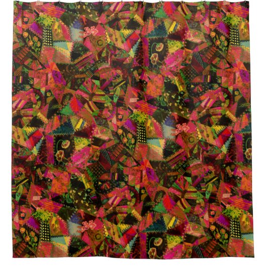 Crazy Quilty Fabulous Fun Duschvorhang (Vorderseite)
