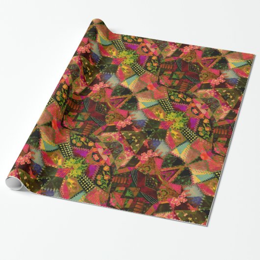 Crazy Quilty Fabulous Fun Geschenkpapier (Ungerollt)