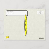 Crazy Radios und Owl QSL Card Postkarte (Rückseite)