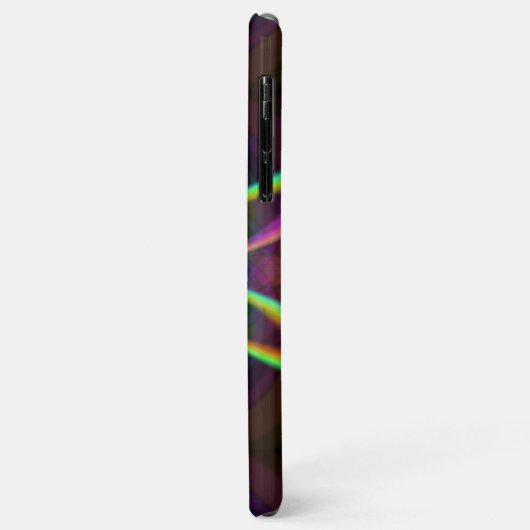 Crazy Rainbow Blume Case-Mate iPhone Hülle (Hinten/Links)