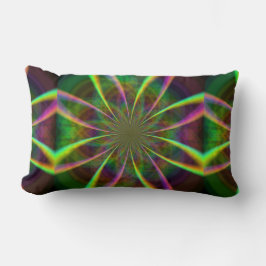 Crazy Rainbow Blume Lendenkissen