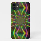 Crazy Rainbow Blume One Case-Mate iPhone Hülle (Rückseite)