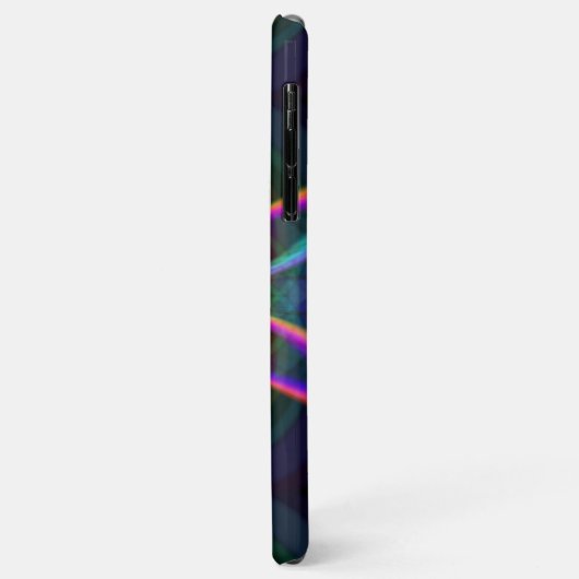 Crazy Rainbow Blume Two Case-Mate iPhone Hülle (Hinten/Links)