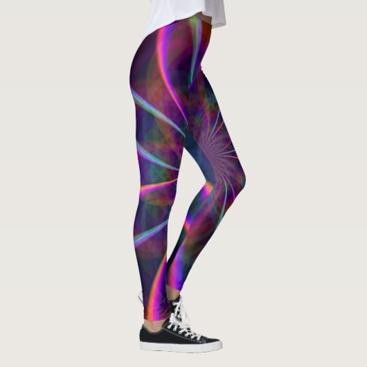 Crazy Rainbow Blume Two Leggings (Rechts)