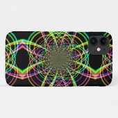 Crazy Rainbow Spiral Case-Mate iPhone Hülle (Rückseite (Horizontal))