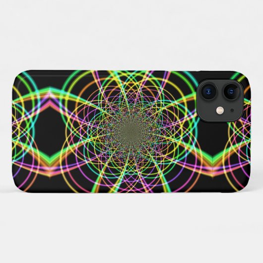 Crazy Rainbow Spiral Case-Mate iPhone Hülle (Rückseite (Horizontal))