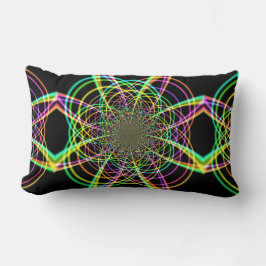 Crazy Rainbow Spiral Lendenkissen